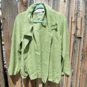 Norm Thompson knit jacket 2x